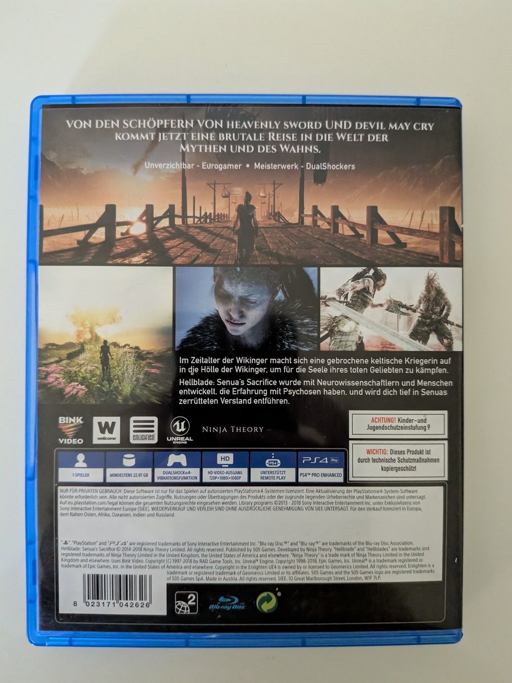 Sony Jeux: Playstation 4 - Hellblade ab 1Fr – D'occasion à Kappel SO par Knoggaz 2