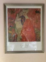 Klimt Bild mit schönem Rahmen 64x52.5cm