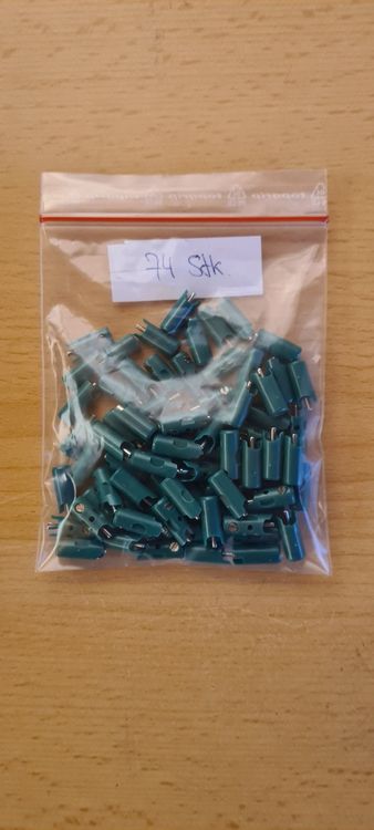 Märklin 71413 – Grüne Stecker, Packung Mit 10 Stück, Für H0-Modelleisenbahn