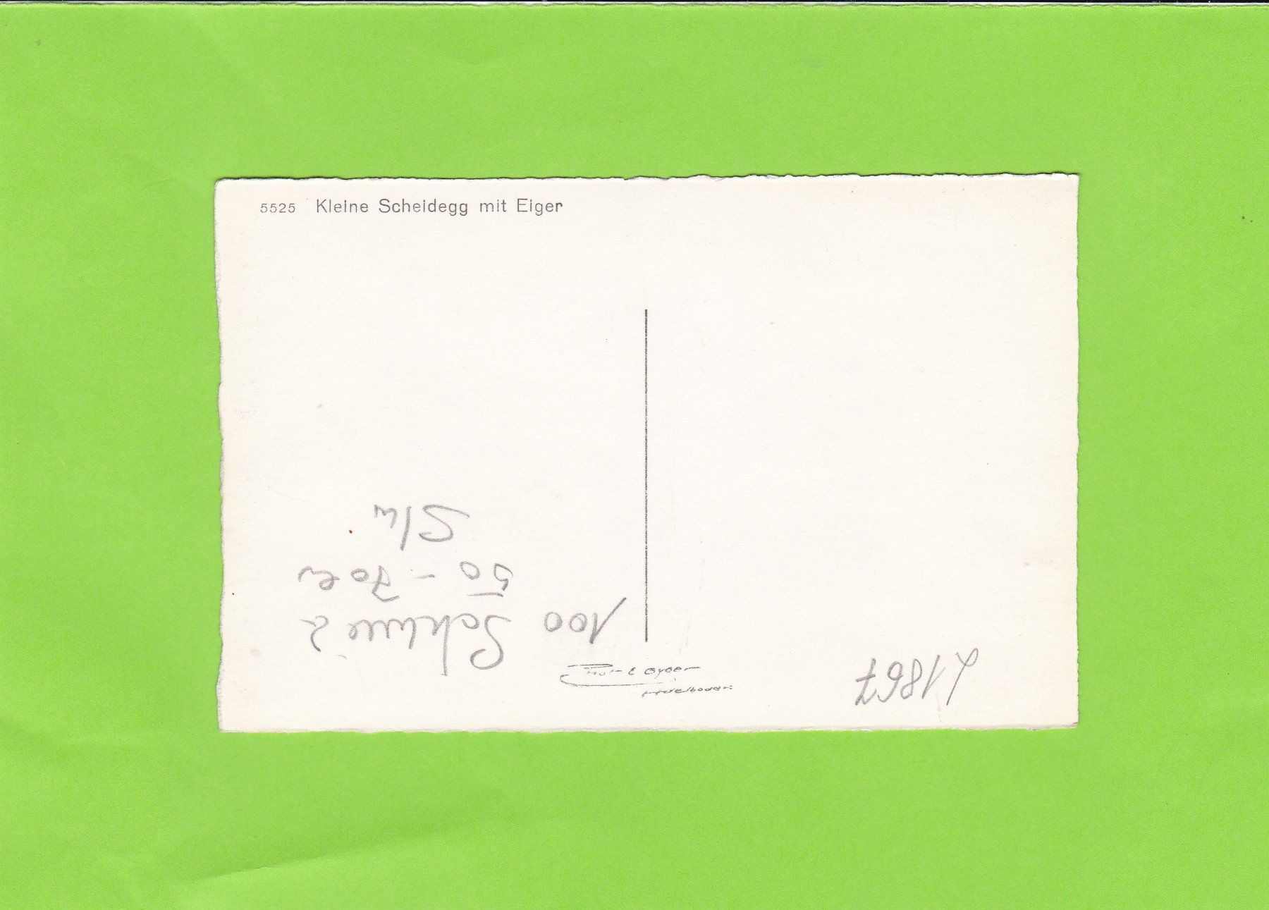 Cartoline postali: Kleine Scheidegg – Usato da St. Peterzell venduto da neckertal 1