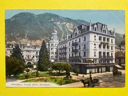 AK Interlaken Hotel Metropole 1910