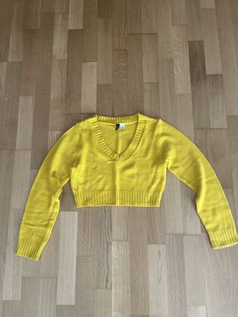 2 Damen Pullover H&M V-Ausschnitt 
