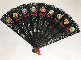 Fächer Kunststoff Souvenir aus Italien