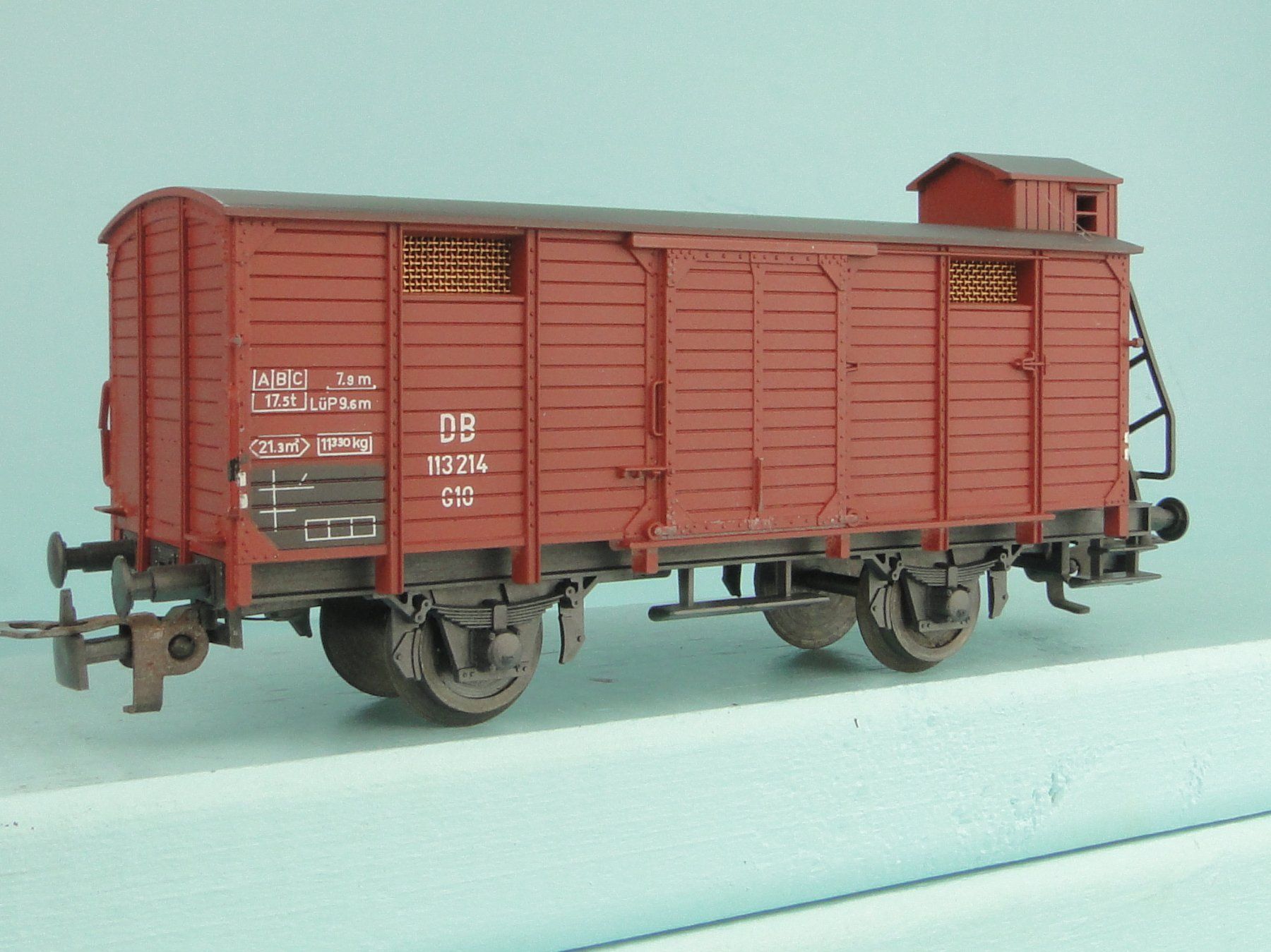 Liliput Modellini di ferrovie: Liliput DB Wagen mit Bremserhaus – Usato da Bülach venduto da cann11 3