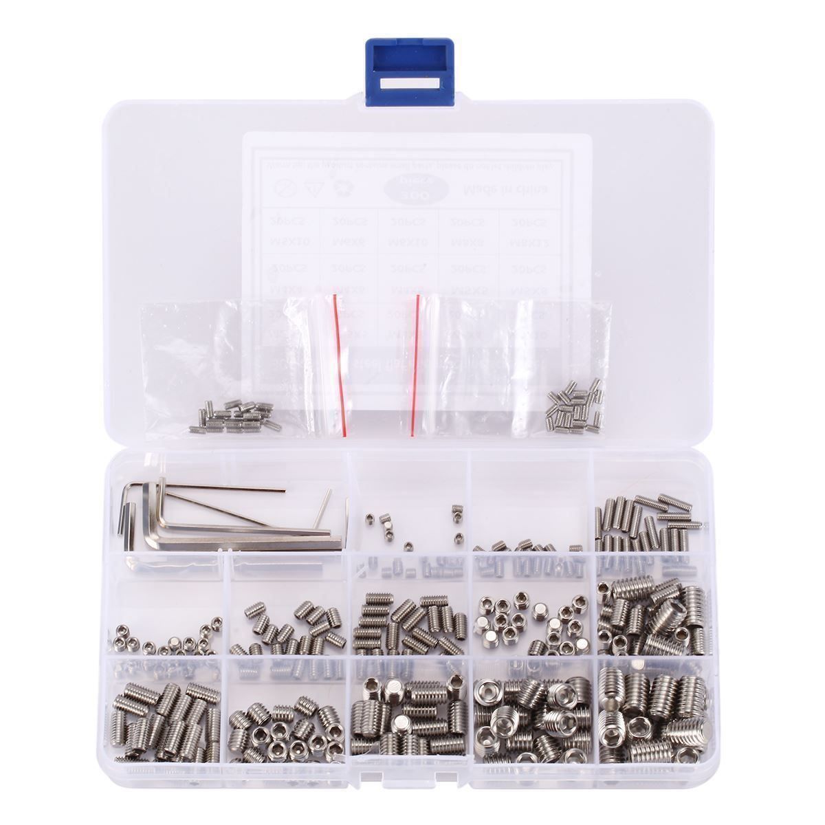 Tutti gli attrezzi: 300pcs Gewindestifte Sechskantkopf Set – Nuovo (secondo la descrizione) da Thun venduto da onlino 1