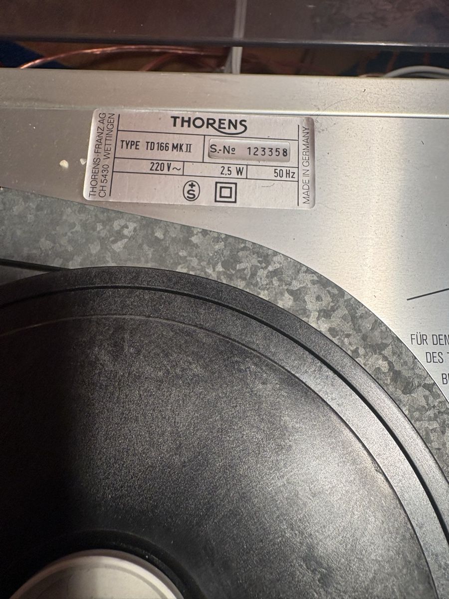 Thorens Plattenspieler: Thorens TD166 mk2 – Gebraucht aus petit lancy von FerreiraLuis 8