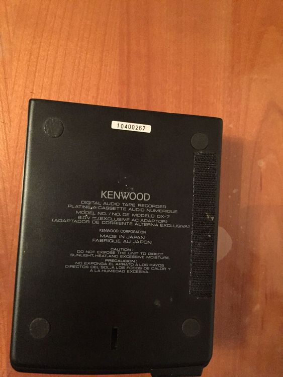 KENWOOD DX-7 DAT RECORDER AB 1.- | Comprare su Ricardo