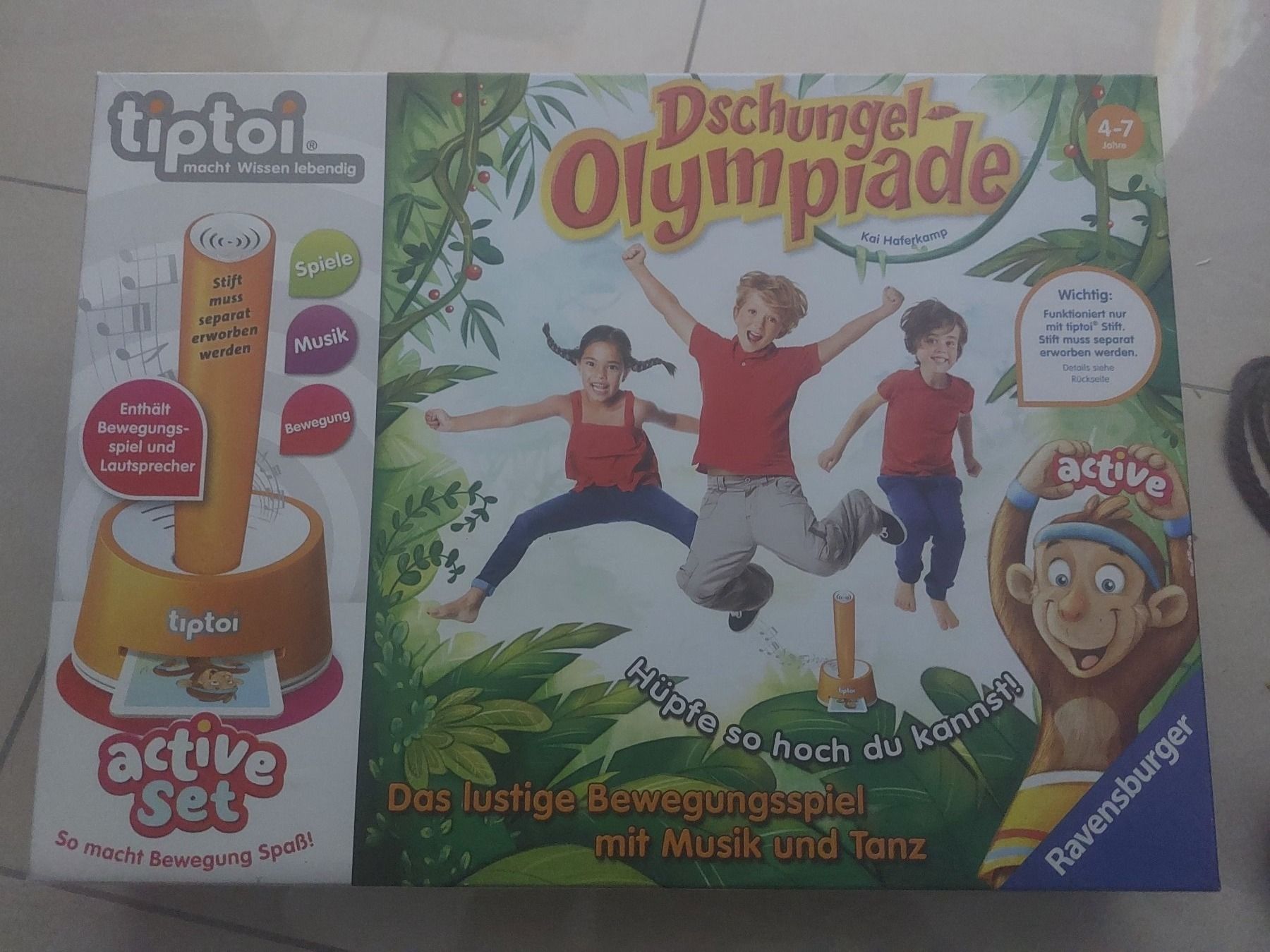 Tiptoi Spiele: Tip toi activ Set Dschungel Olympiade – Gebraucht aus Muhen von Jackyw