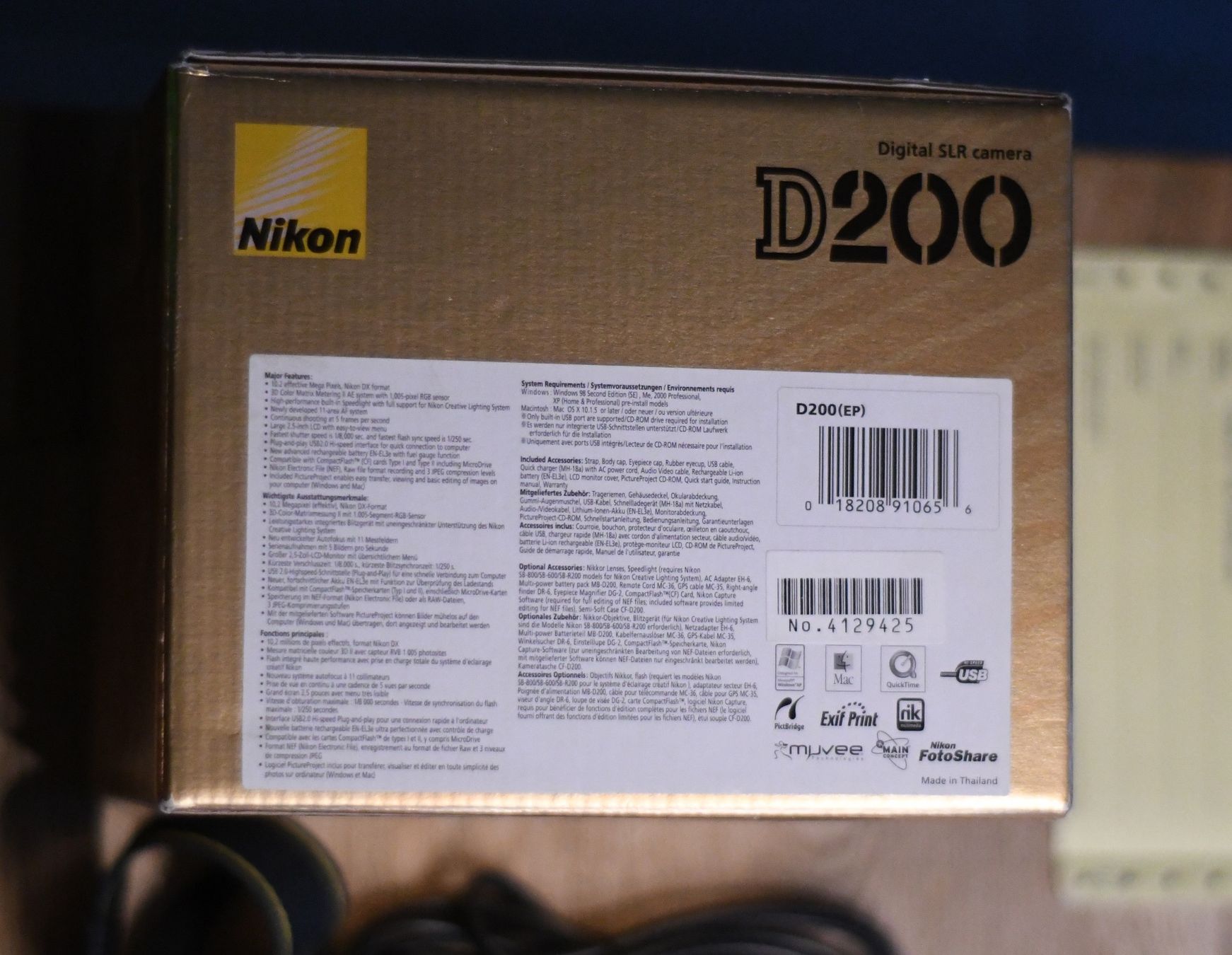 Nikon Appareil photo: Nikon D200 – D'occasion à Bevaix par Aschnei1 5