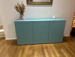 Sideboard Türkis - matt lackiert