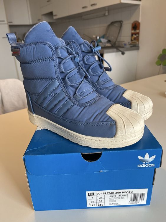 Chaussures hiver enfant superstar 360 boot c bleu 35 2