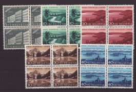 1955 Pro Patria bloc de 4 neuf **