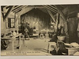 Interieur der Cabane de Saleinaz