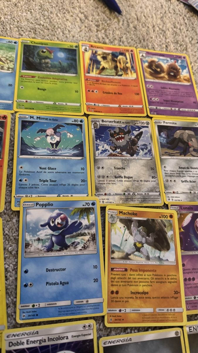 Pokémon Sammelbilder & Trading cards: 16 Pokemon Karten / Spanisch / italienisch – Neu (gemäss Beschreibung) aus Dietlikon von abd_7qwy 7