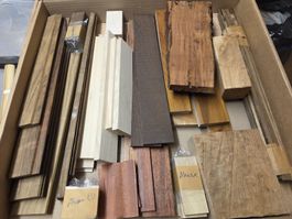 Holzreste Diverse Holzarten für Bastler Bastelholz