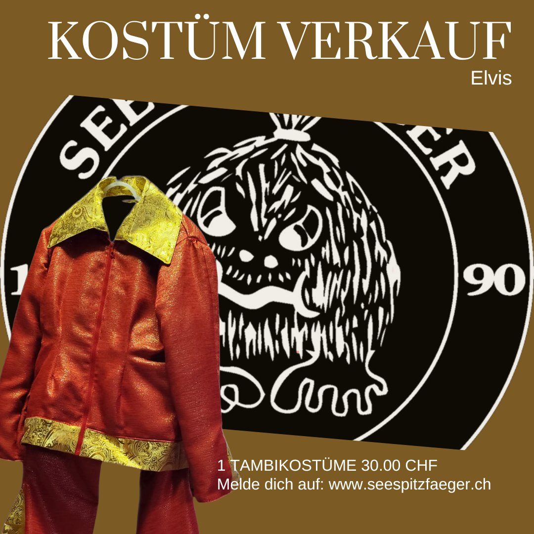 Costumi: Fasnachtskostüm Tambi Seespitzfäger Elvis – Usato da Port venduto da ferrari93