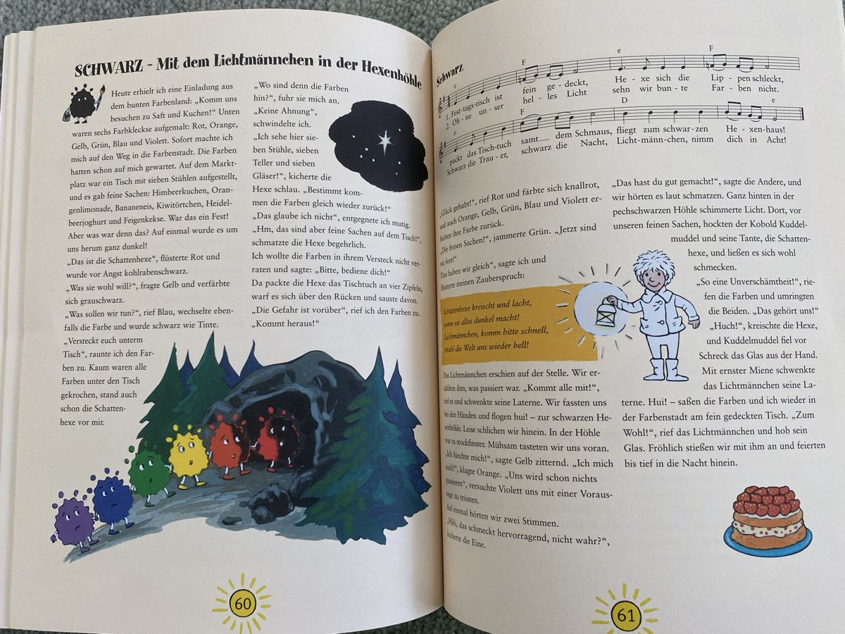 Libri: Komm mit ins Farbenland, inkl. CD – Nuovo (secondo la descrizione) da Russikon venduto da mofu961 5