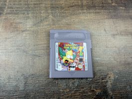 Nintendo Game Boy Spiel Simpsons Krusty's Fun House gebrauch