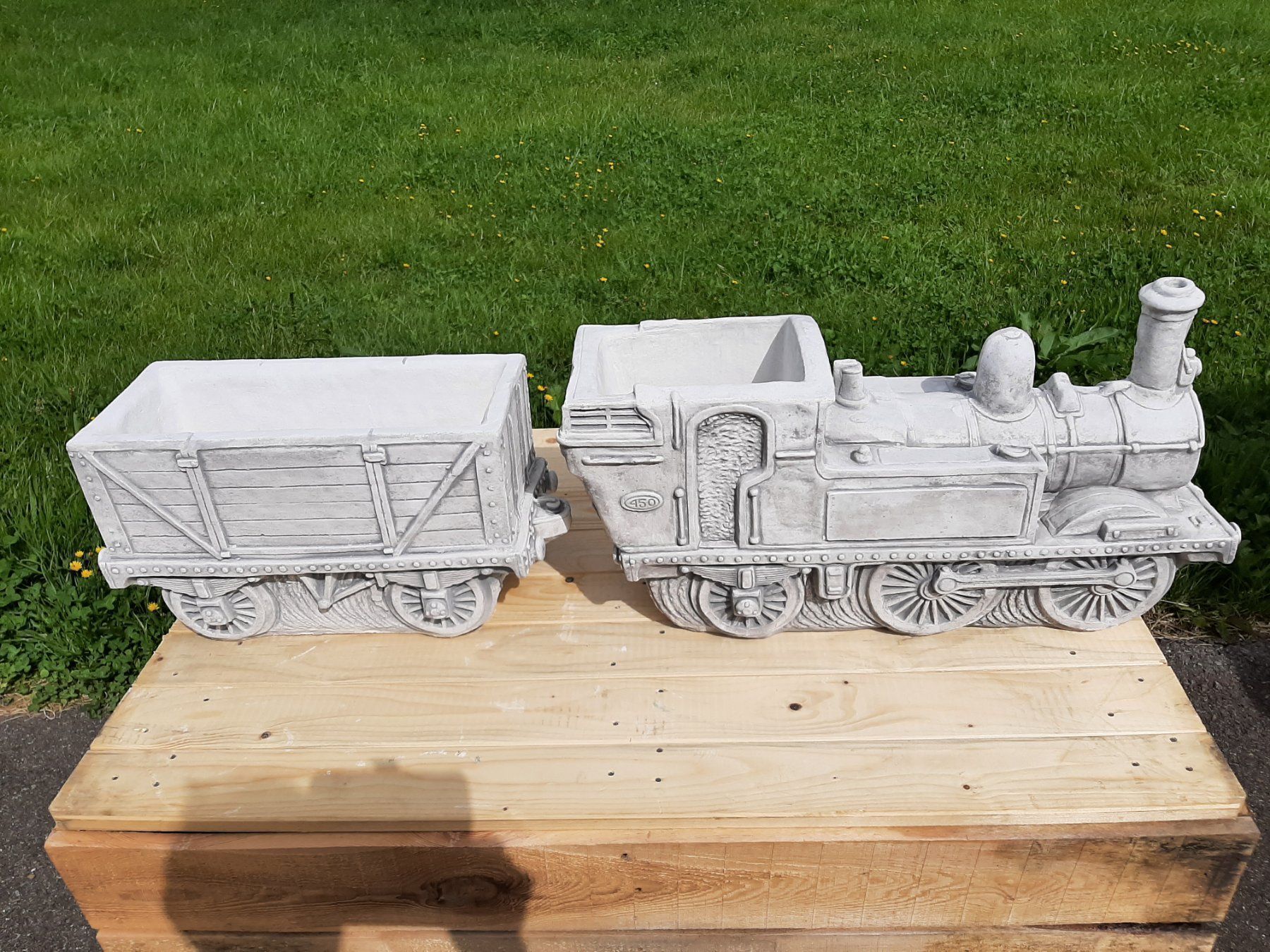 Skulpturen & Statuen: Lokomotive, Eisenbahn, Dampflokomotive – Gebraucht aus Ricken SG von Bobo66 7