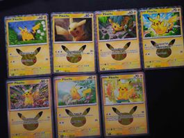 Pikachu Bulk x7 - 30th Celebrations Pokemon card