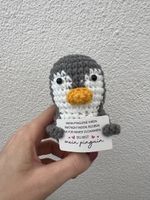 Gehäkelter Pinguin
