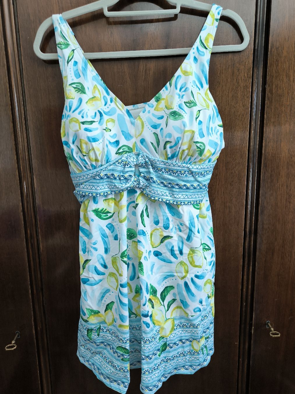 Costumi da bagno & Bikini: Neu: Ulla Popken Badeanzug Kleid Gr. 50 – Nuovo (secondo la descrizione) da Kloten venduto da Olivenbaum2017