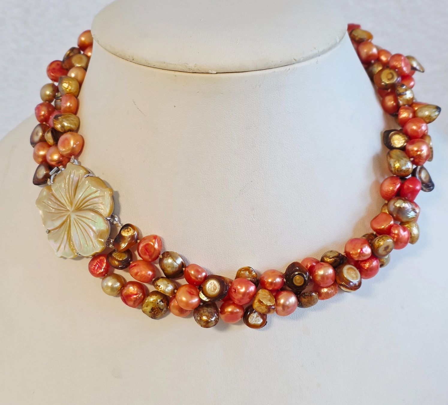 Catenine: Buntes Perlen Collier – Nuovo (secondo la descrizione) da Zürich venduto da ben_mn5h