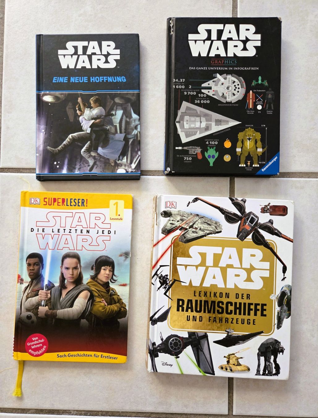 Libri: 4x STAR WARS BÜCHER – Usato da Brüttisellen venduto da Nighttrain