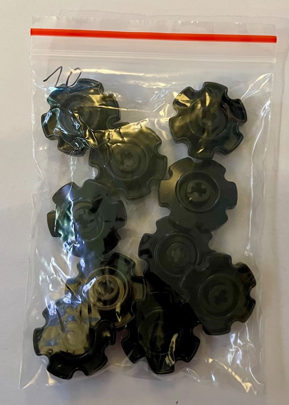 Lego Kit di costruzioni: Lego 10 x Technic Tread Sprocket Wheel Small - 57520 – Usato da Höri venduto da PSMarinho