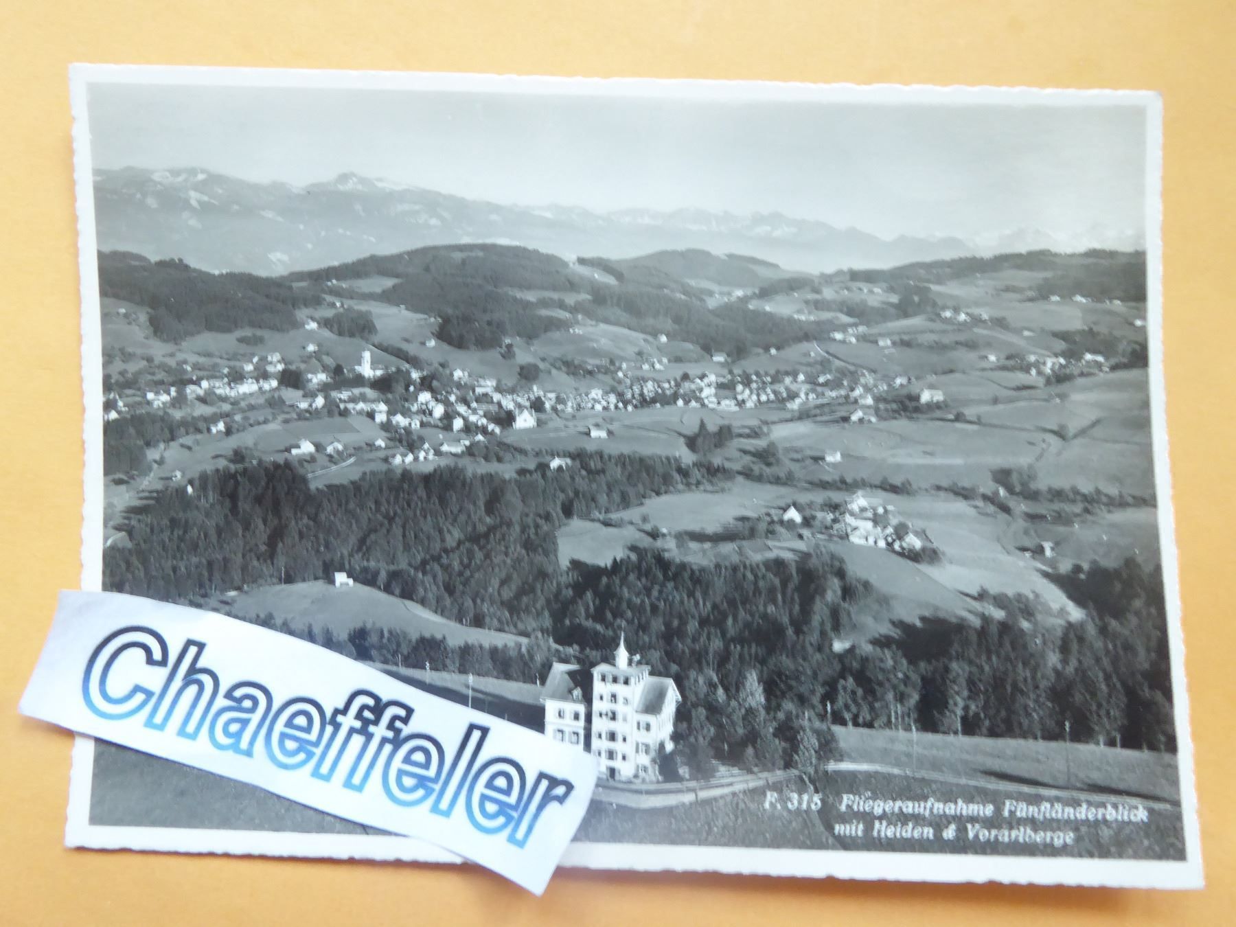 Cartoline postali: Fliegeraufnahme Fünfländerblick mit – Nuovo (secondo la descrizione) da Zürich venduto da Chaeffeler