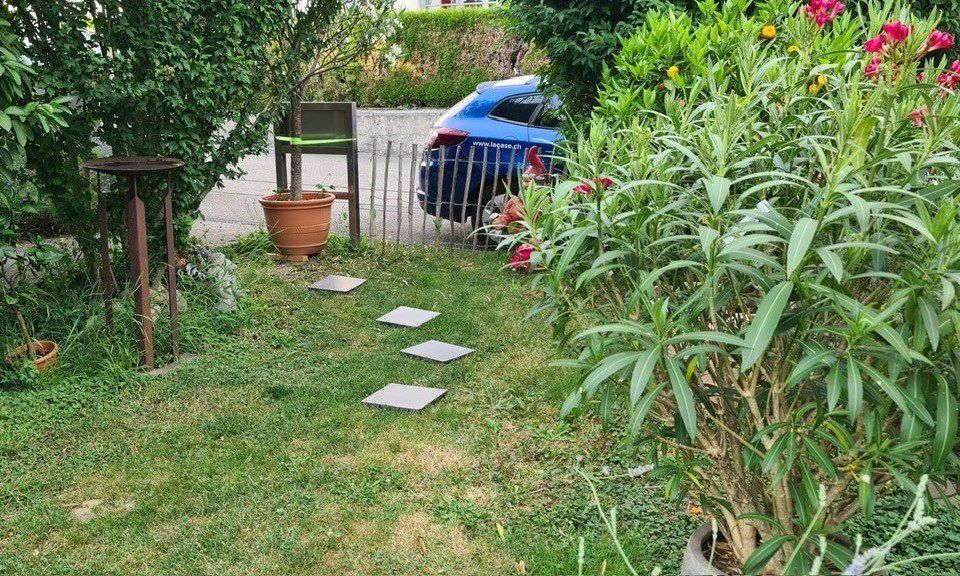 Rivestimenti per pavimenti: Garten - Trittplatte aus rohem Stahl – Nuovo (secondo la descrizione) da Solothurn venduto da carysheetmetal_ag 1