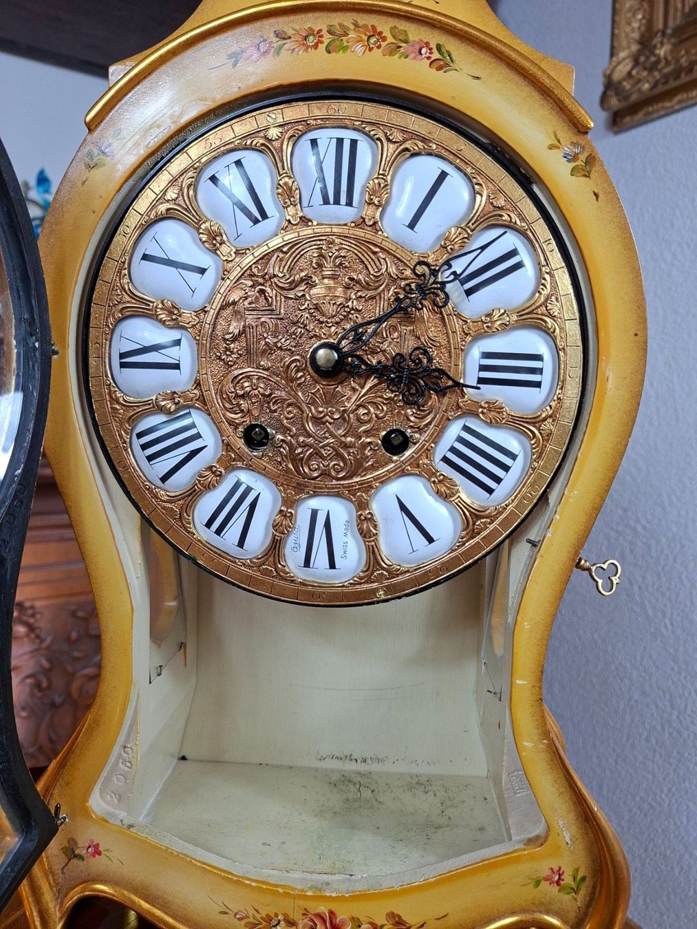 Orologi da terra & Orologi da parete: Schweizer Pendule Azura Schwarz Funktionsfaehig – Usato da Steffisburg venduto da ZeitReise_ 1