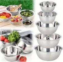 5-teiliges Schüssel-Set aus Edelstahl