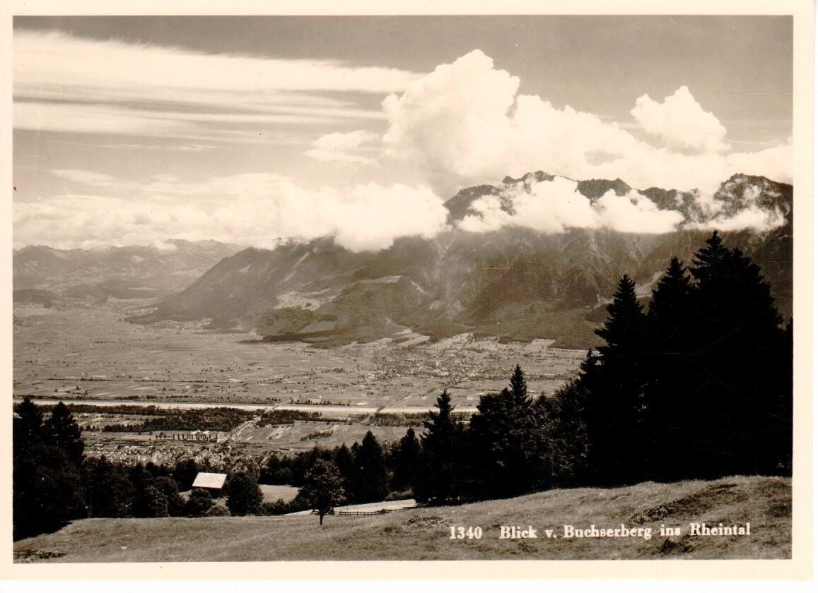 Cartoline postali: Blick vom Buchserberg ins Rheintal – Usato da Wolhusen venduto da Curver9