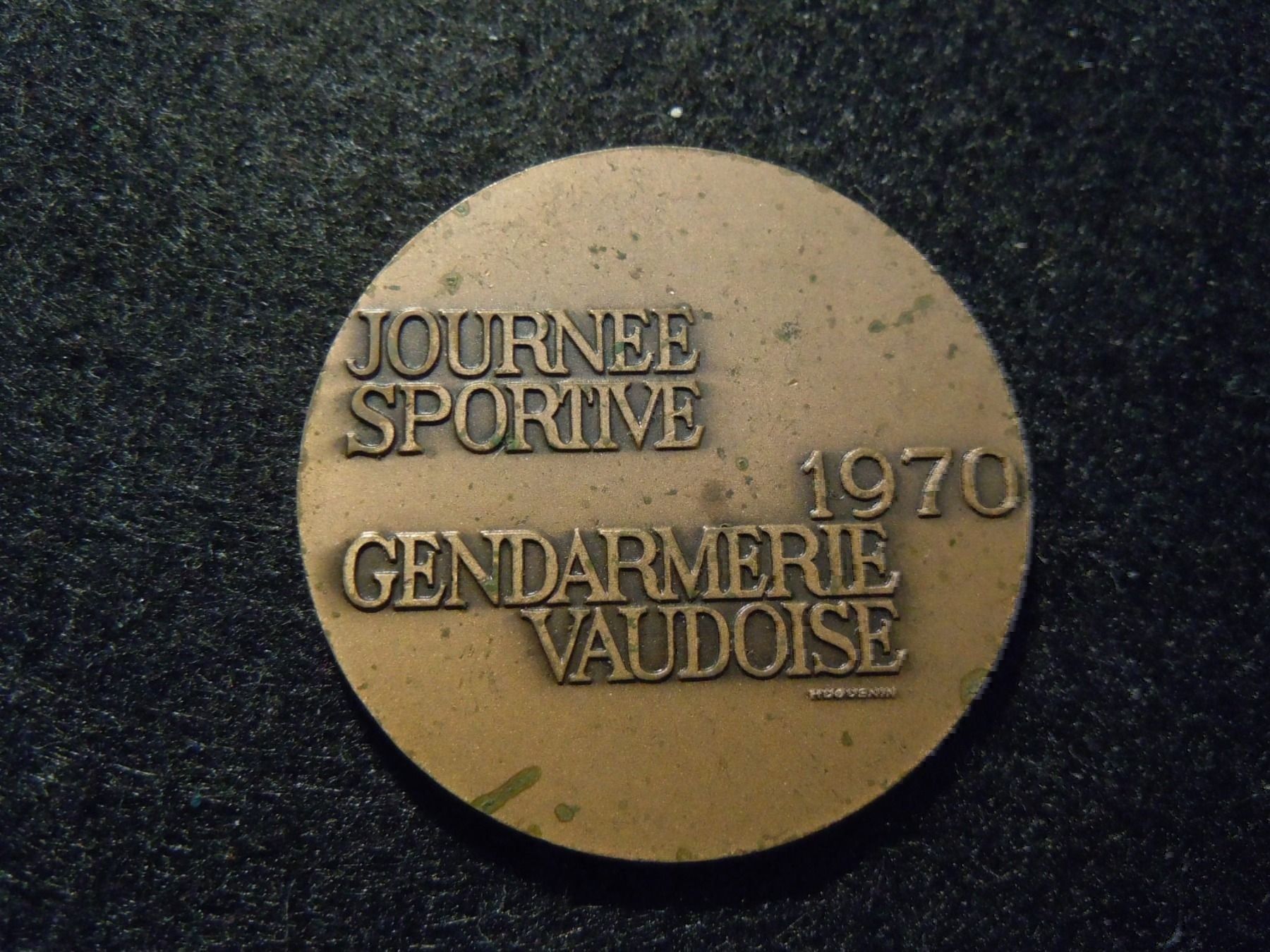 Medaglie: JOURNÉE SPORTIVE GENDARMERIE VAUDOISE – Usato da Le Mouret venduto da Pantini 1