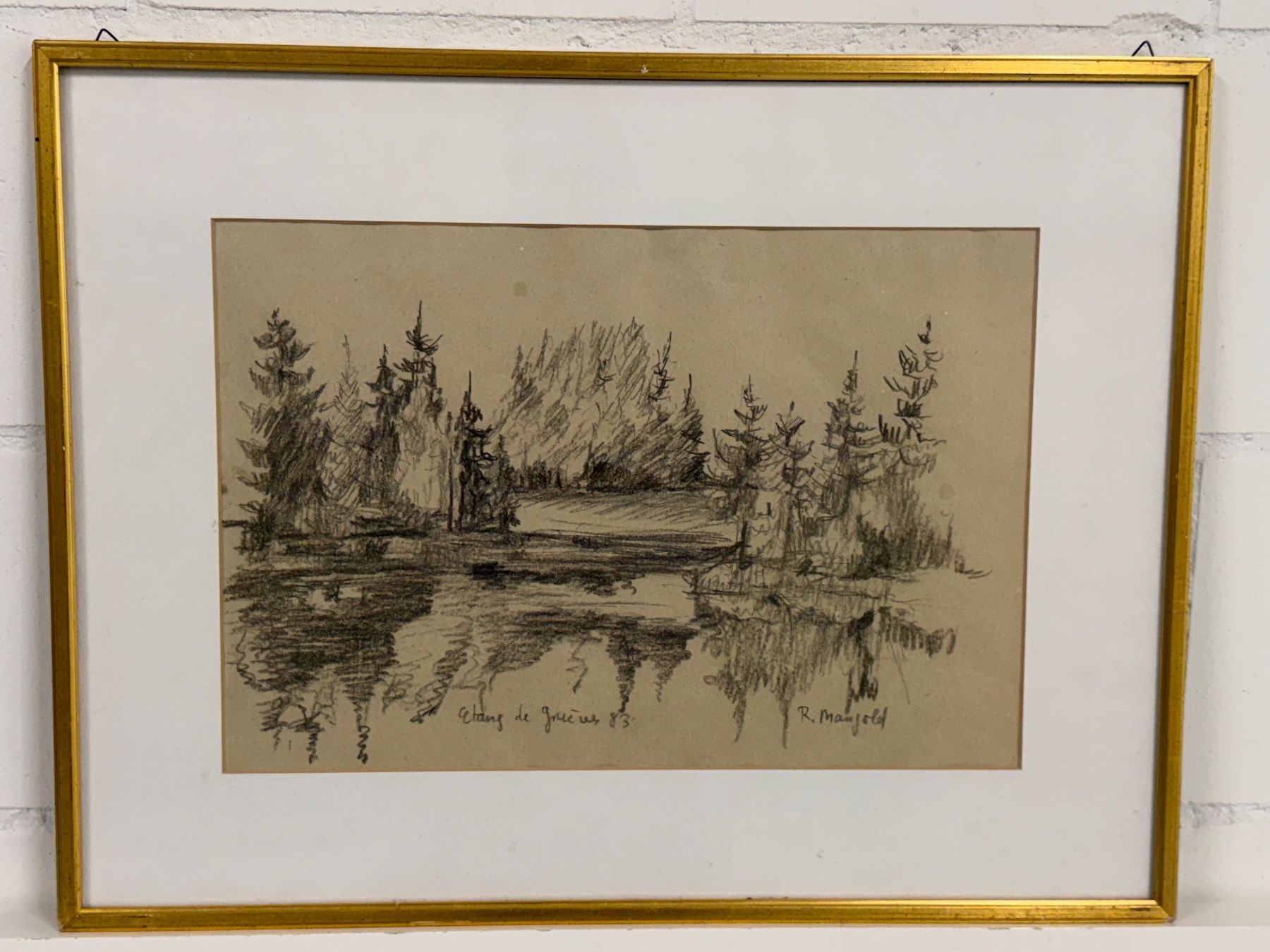 Gemälde: R. Mangold 1983 Original – Gebraucht aus Basel von PAUL_ART