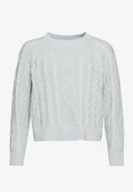 Maglioni & Felpe: Superdry Strickpullover, Baumwolle, hellgrau, wie neu, XS – Usato da Bern venduto da fashion_11 1