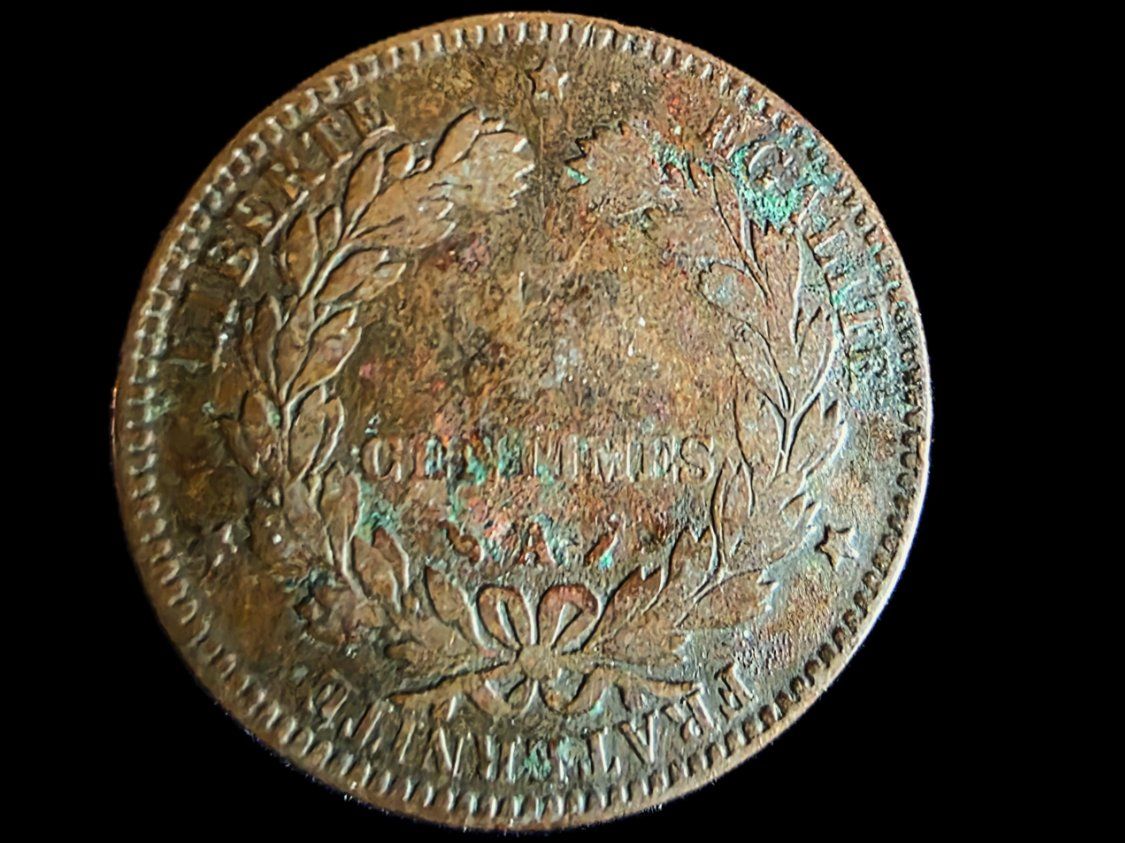 Tutti le monete: FRANKREICH 5 CENTIMES 1896 A – Usato da winterthur venduto da CoinPassion 1