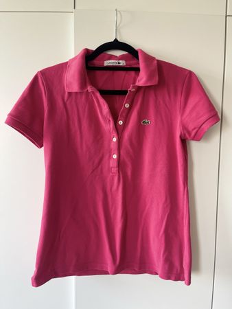 Lacoste Damen Poloshirt Gr. 38 – Pink/Rosa – Sehr guter Zust