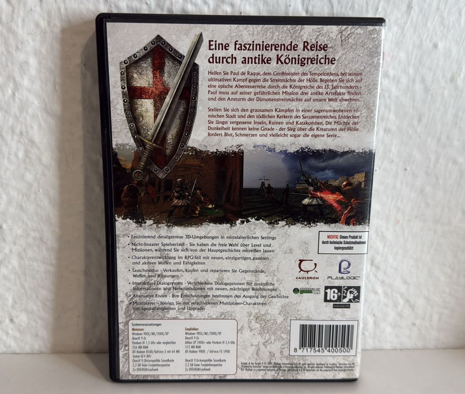 Spiele: Knights of the Temple II PC Game - Top Zustand, komplett – Gebraucht aus Ehrendingen von lax21 1