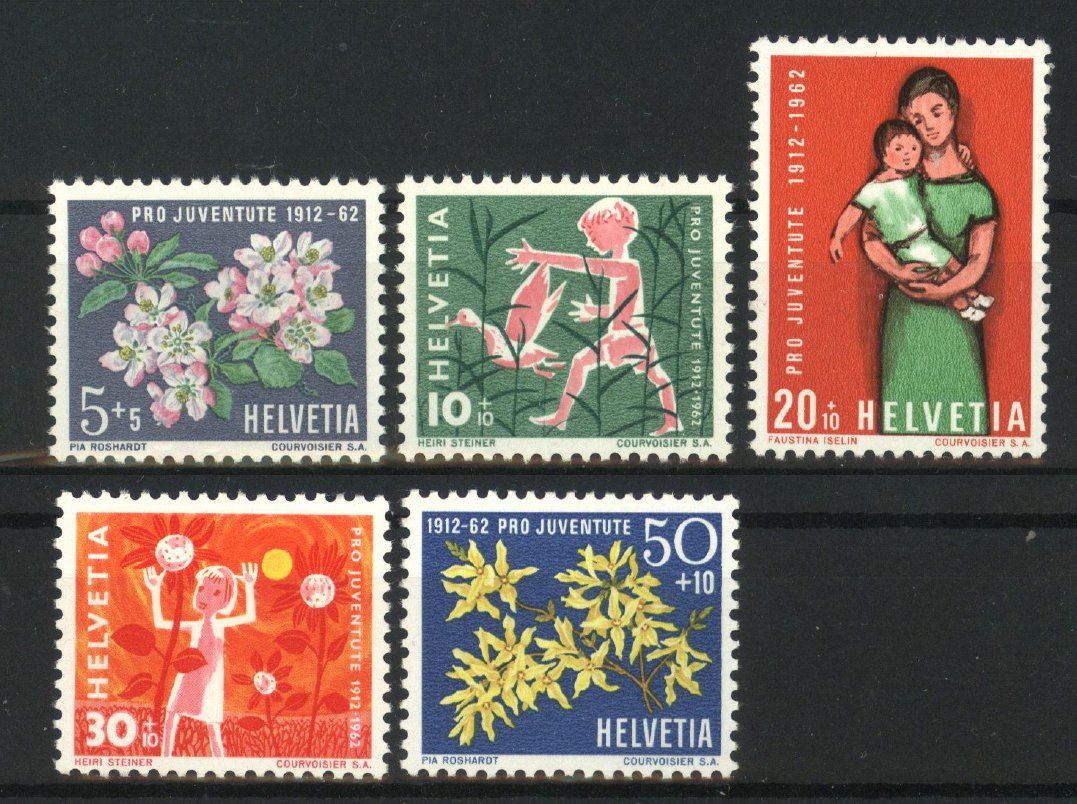 Tutti i francobolli: 1962, Pro Juventute, postfrisch, ** – Usato da Willisau venduto da Vollstempel