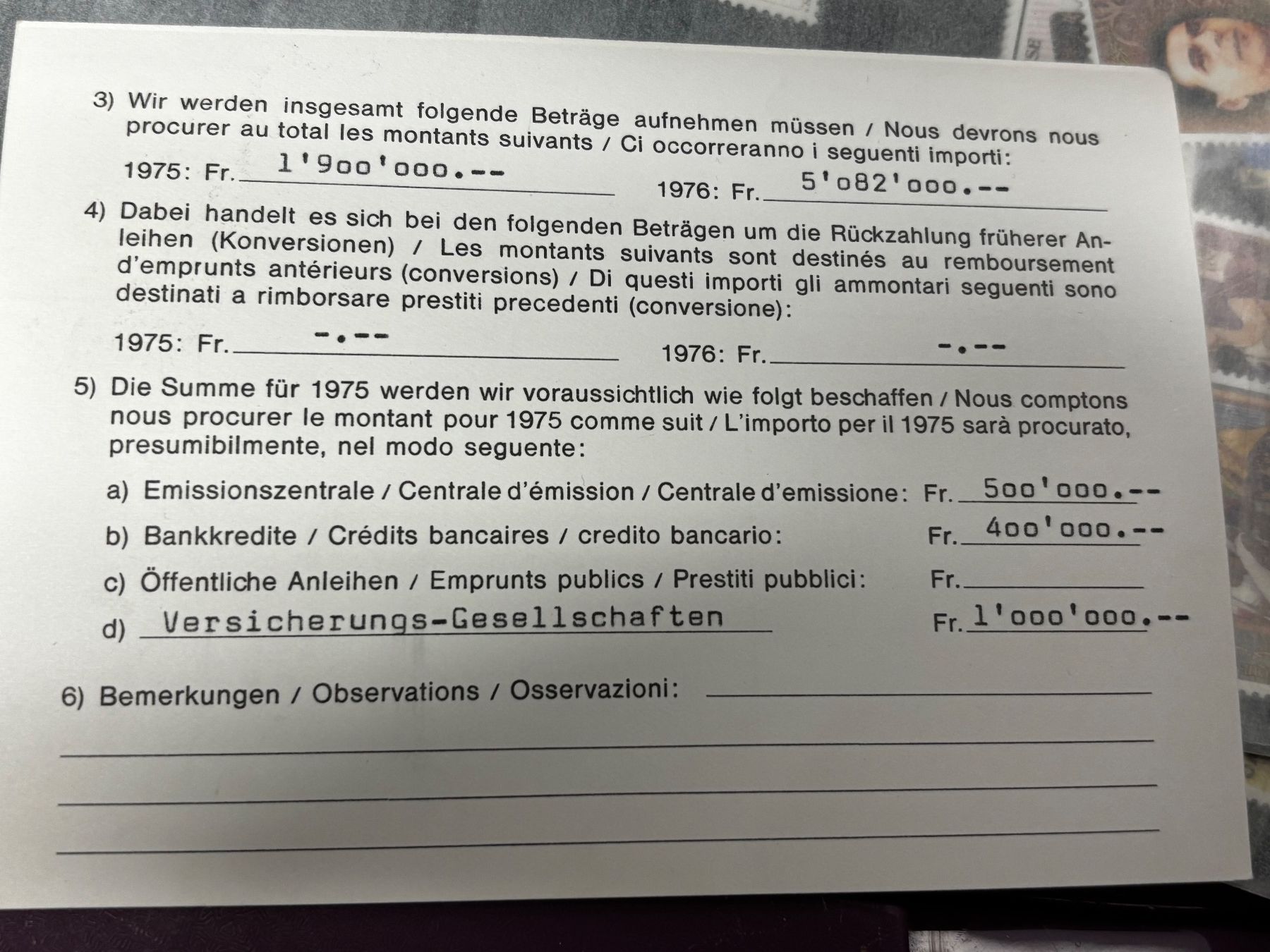 Documenti: Historische Postkarte Port, 1975 – Usato da Zürich venduto da engebrunau 1