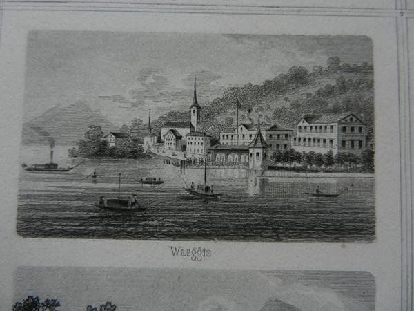 Incisioni: Vierwaldstättersee Souvenirblatt – Usato da Risch venduto da Rischli15 9