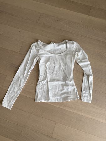 Weisses Damen Langarmshirt, Grösse S, Top Zustand!