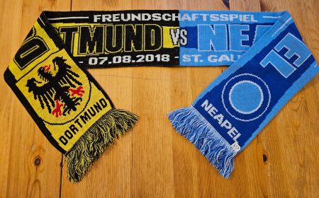 Borussia Dortmund vs. SSC Napoli Fan-Schal 2018 St. Gallen