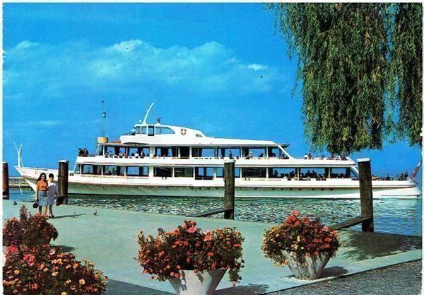 Cartes postales: Bodensee Motorschiff "St.Gallen" , 1980 – D'occasion à Flims - Dorf par Stagediver
