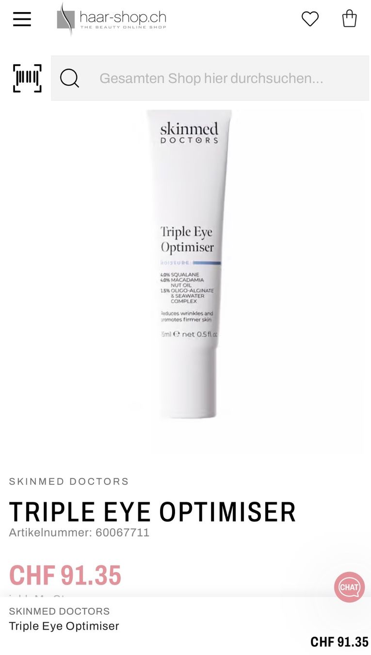 Cura del viso: Skinmed Doctors Triple Eye Optimiser Neu! – Nuovo e nell'imballaggio originale da Baden venduto da Tiffany6878 2