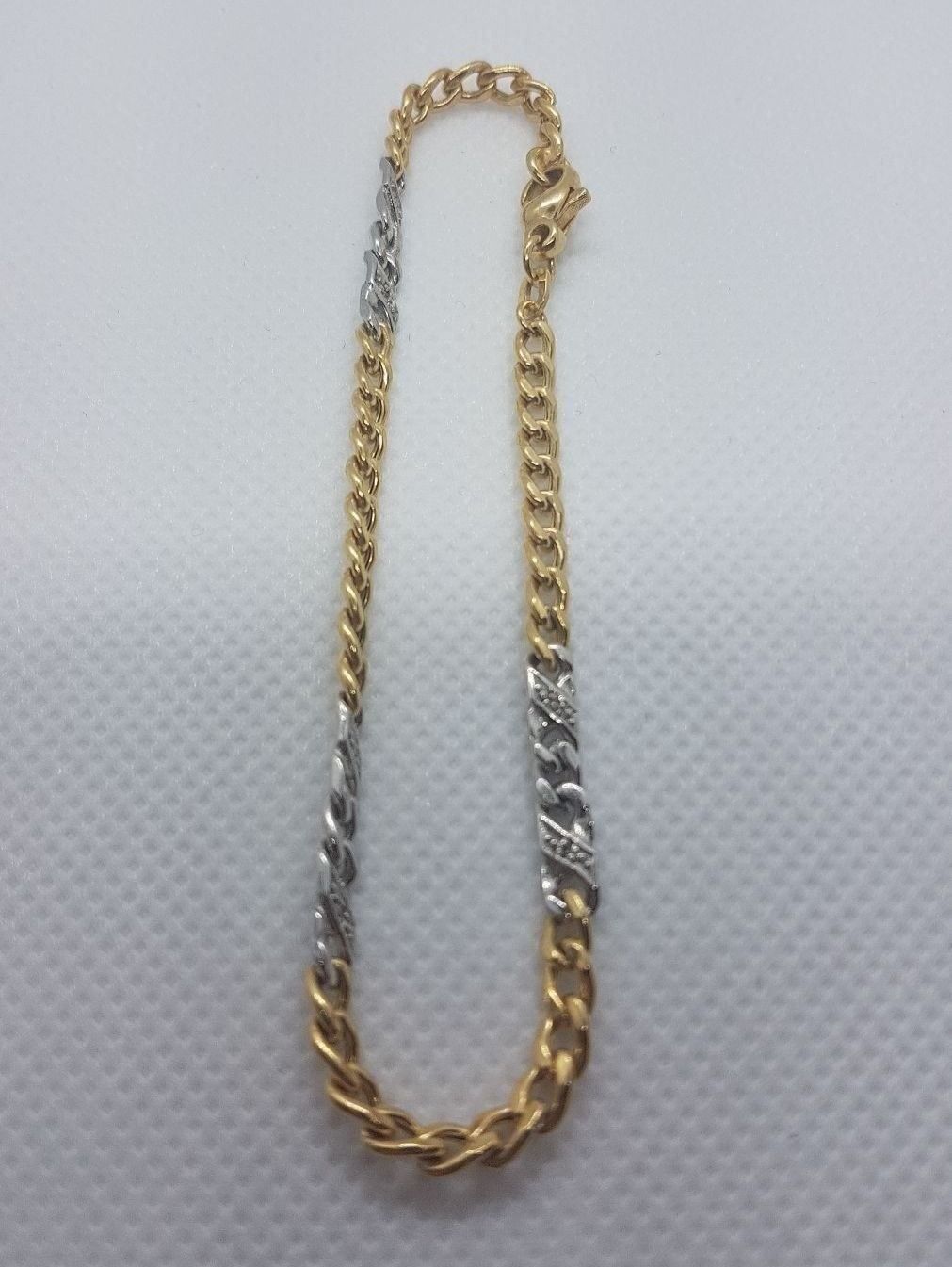 Ketten: Schmuckset im Panzer Look – Neu (gemäss Beschreibung) aus Unterägeri von Altgoldschmuck 4