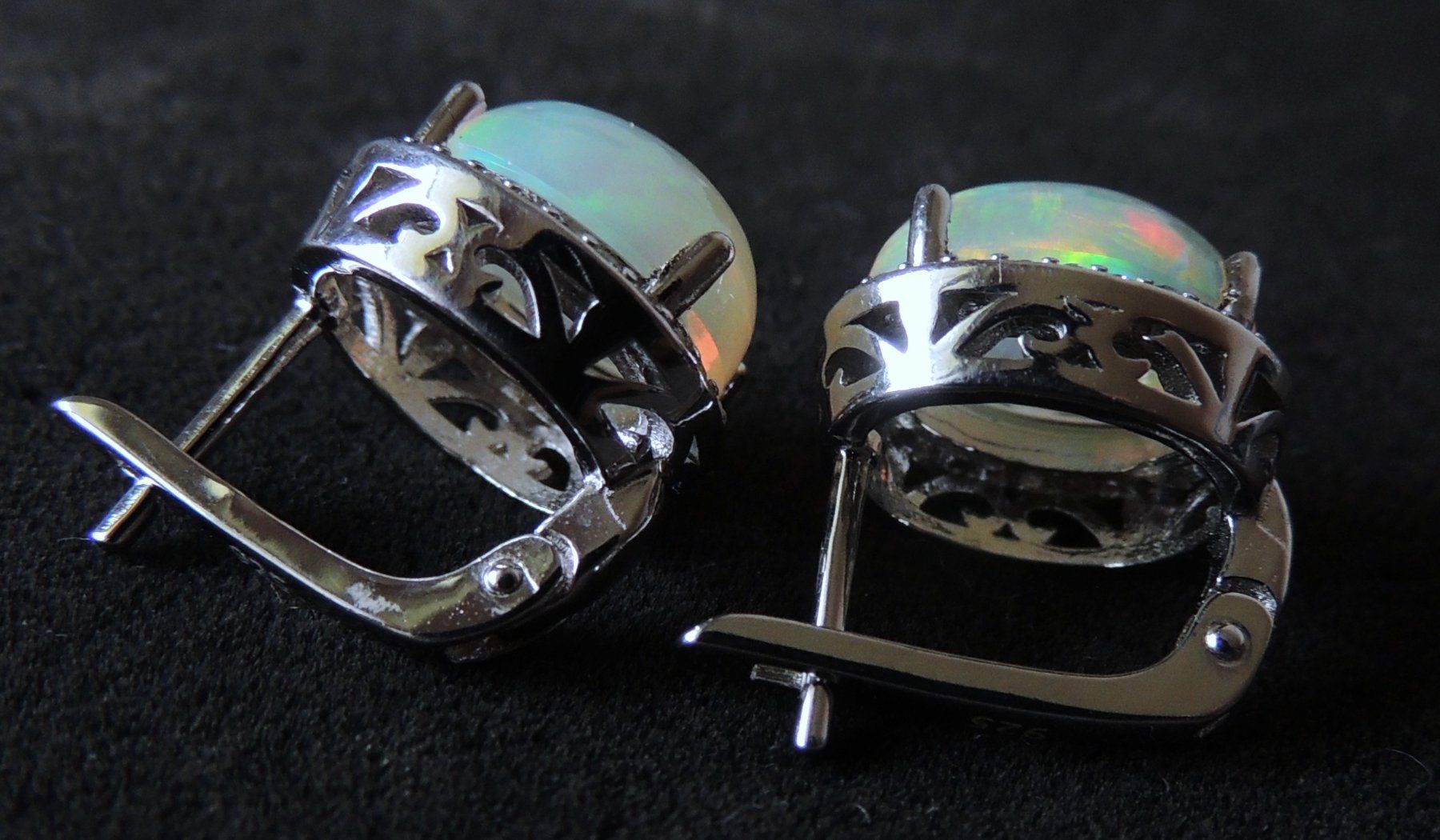 Orecchini pendenti & Orecchini a lobo: Opal Silber 925 Ohrringe – Nuovo e nell'imballaggio originale da Waldenburg venduto da schaller707 2