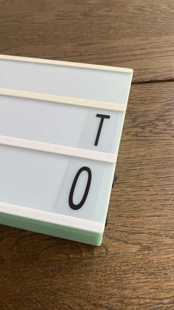 Tutte le decorazioni: LED Letter Light Box Leuchtbuchstaben Boc mint/türkis – Usato da Hochwald venduto da _biene_ 9